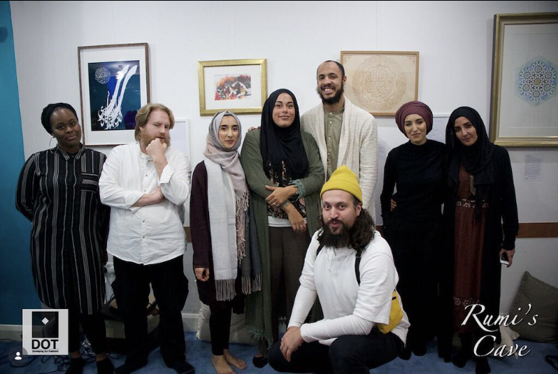 Blessed Footsteps exhibition at Rumi's Cave